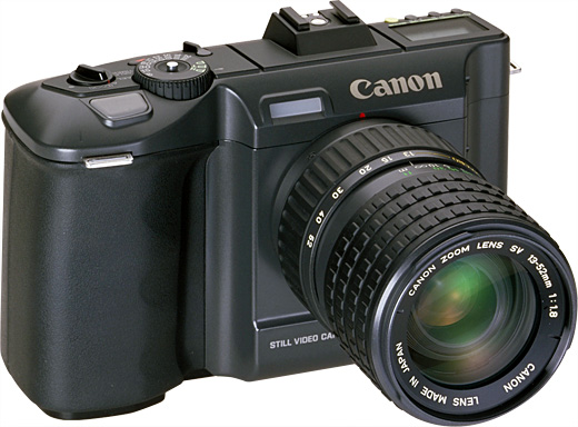RC-701: la cámara de Canon que grababa imágenes en un disquete especial