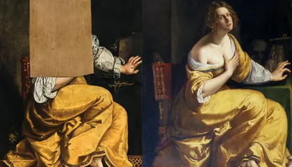 El cuadro de Artemisia que apareció enrollado en un sótano y todavía mira sin rostro