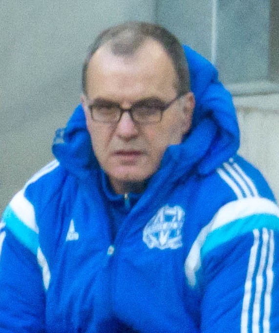 Marcelo Bielsa como técnico del Olympique de Marsella en 2015. Foto: Mathieu — CC BY-SA 2.0.