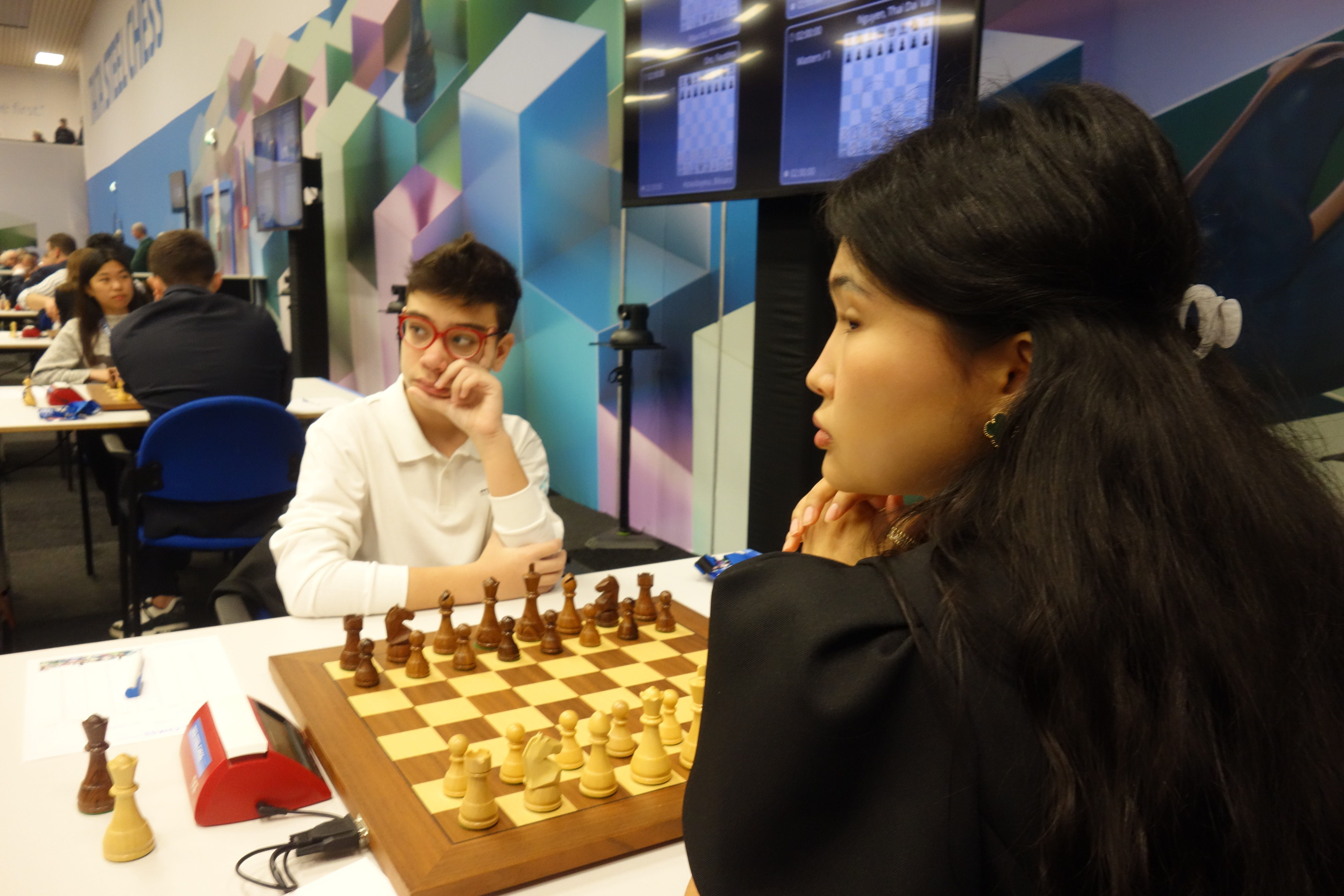 Faustino Oro en el Tata Steel Chess 2026. A los 12 años, es ya uno de los jugadores más seguidos del circuito internacional.