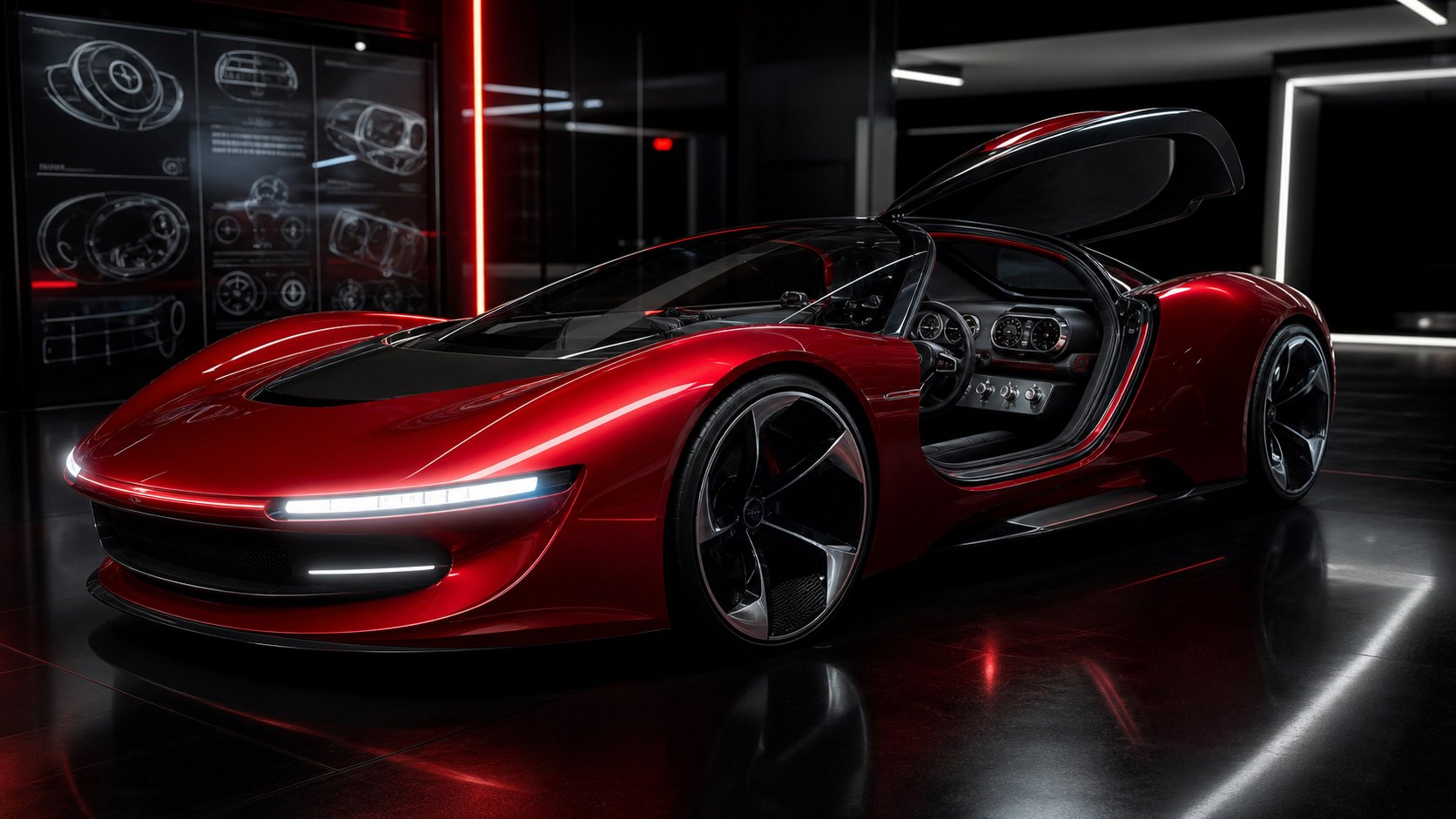 El primer Ferrari eléctrico, en la visión de Jony Ive, le dice no a las pantallas táctiles