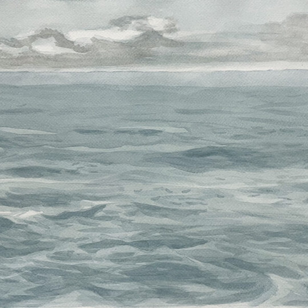 Ariel Cusnir lleva la acuarela al tamaño de un paisaje en el Moderno