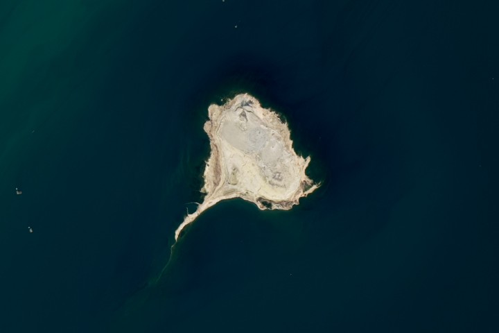 Las islas que nacen de volcanes de lodo y aparecen con cola en el Caspio