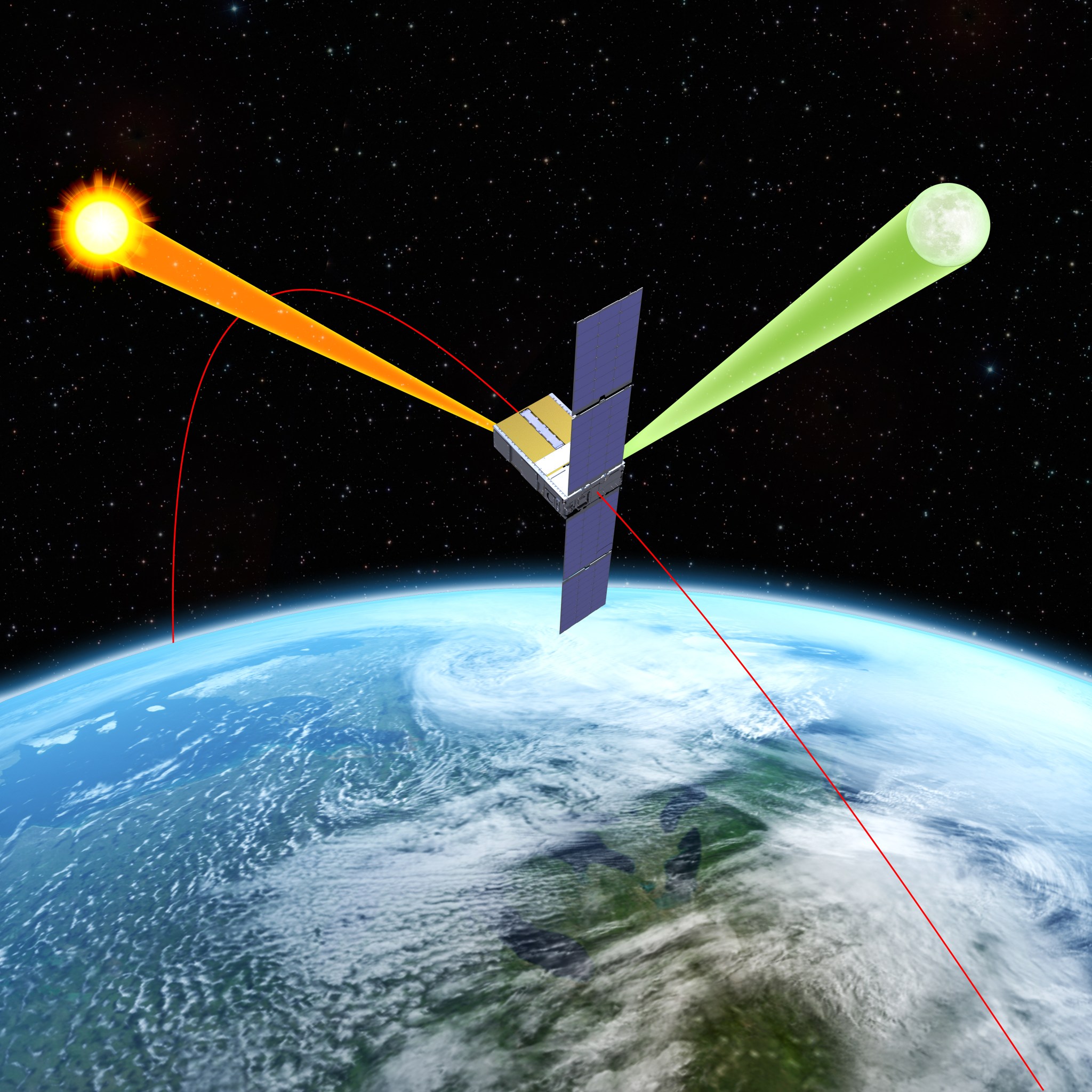 Arcstone: la misión que usa luz de Luna para corregir los satélites que miran la Tierra