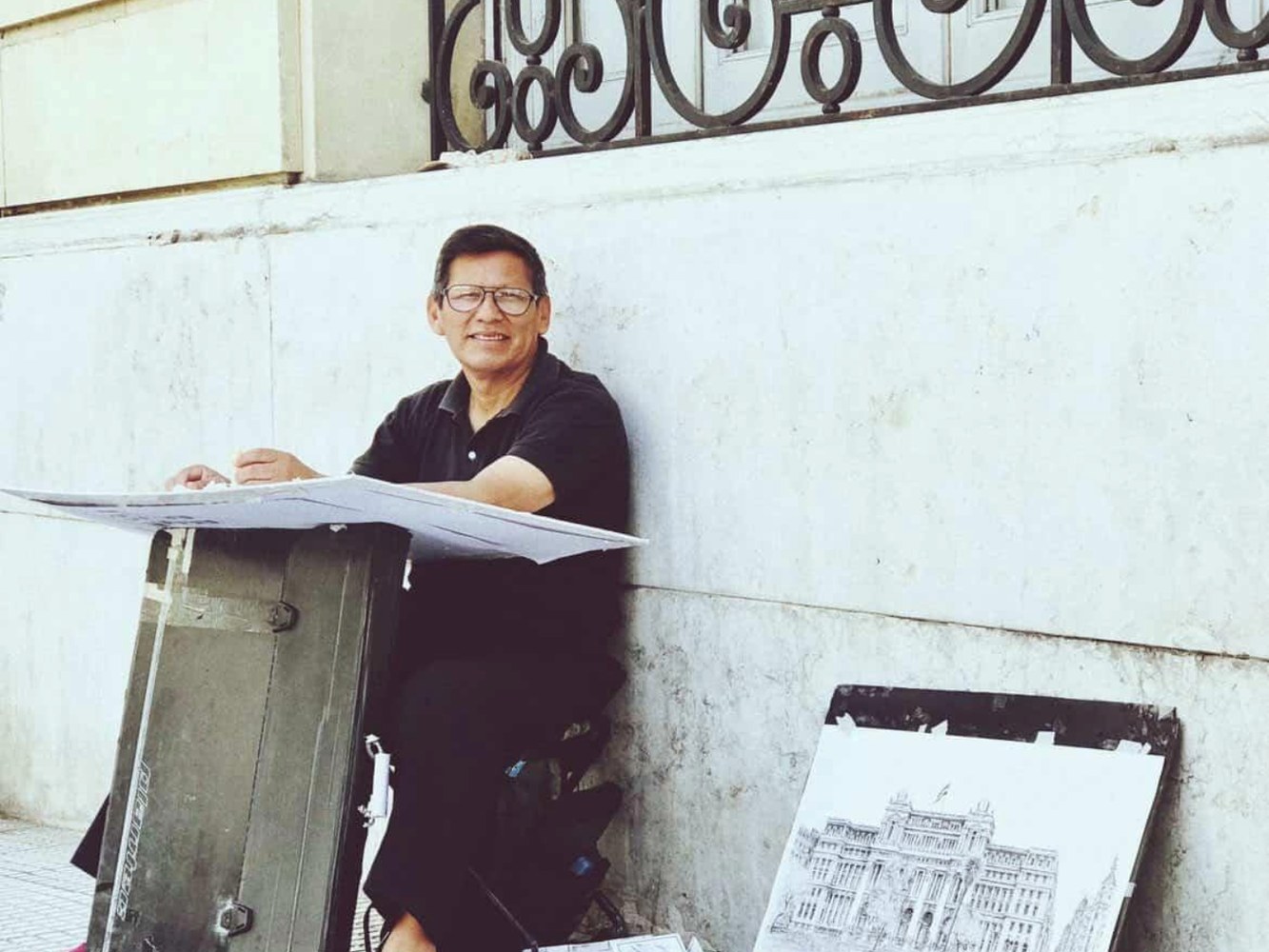 Janco pinta la Aduana Taylor: una ruina bajo la Casa Rosada convertida en taller colectivo