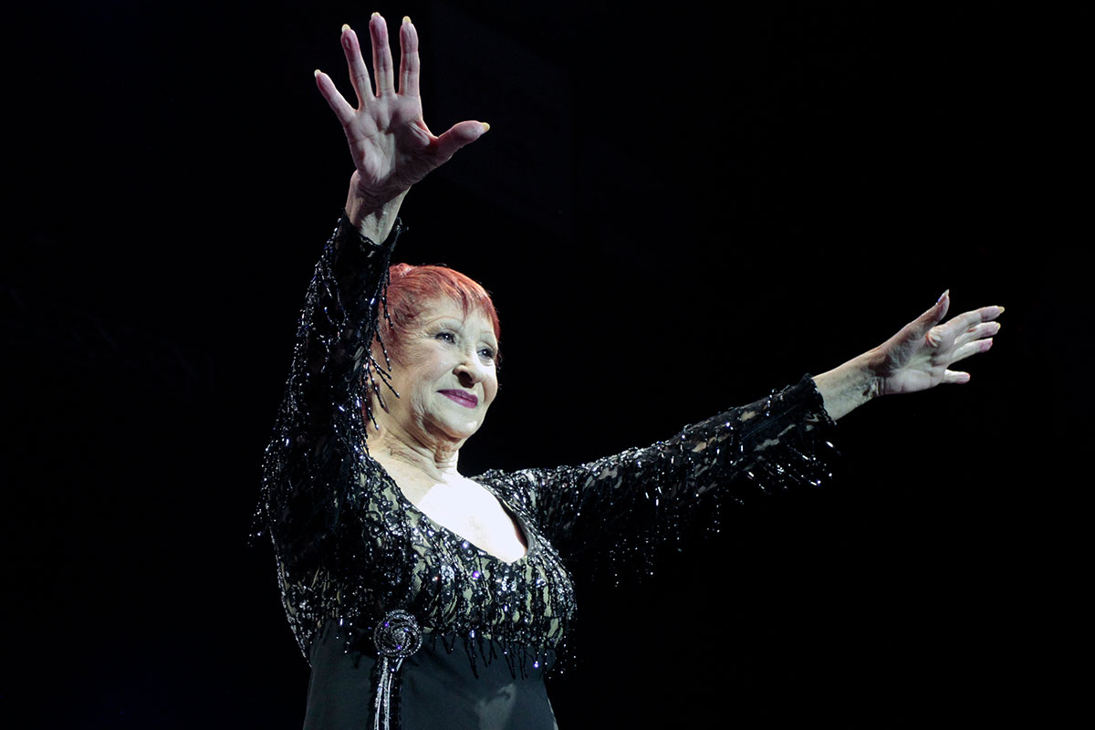 Homenaje visual a María Nieves como figura del tango argentino