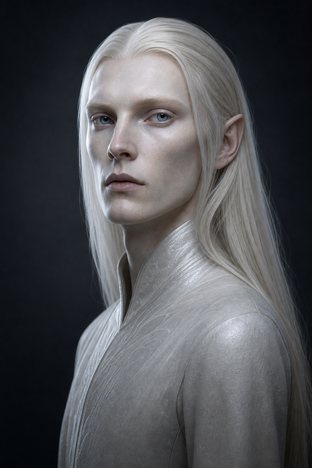 Un alien nórdico en estética editorial.