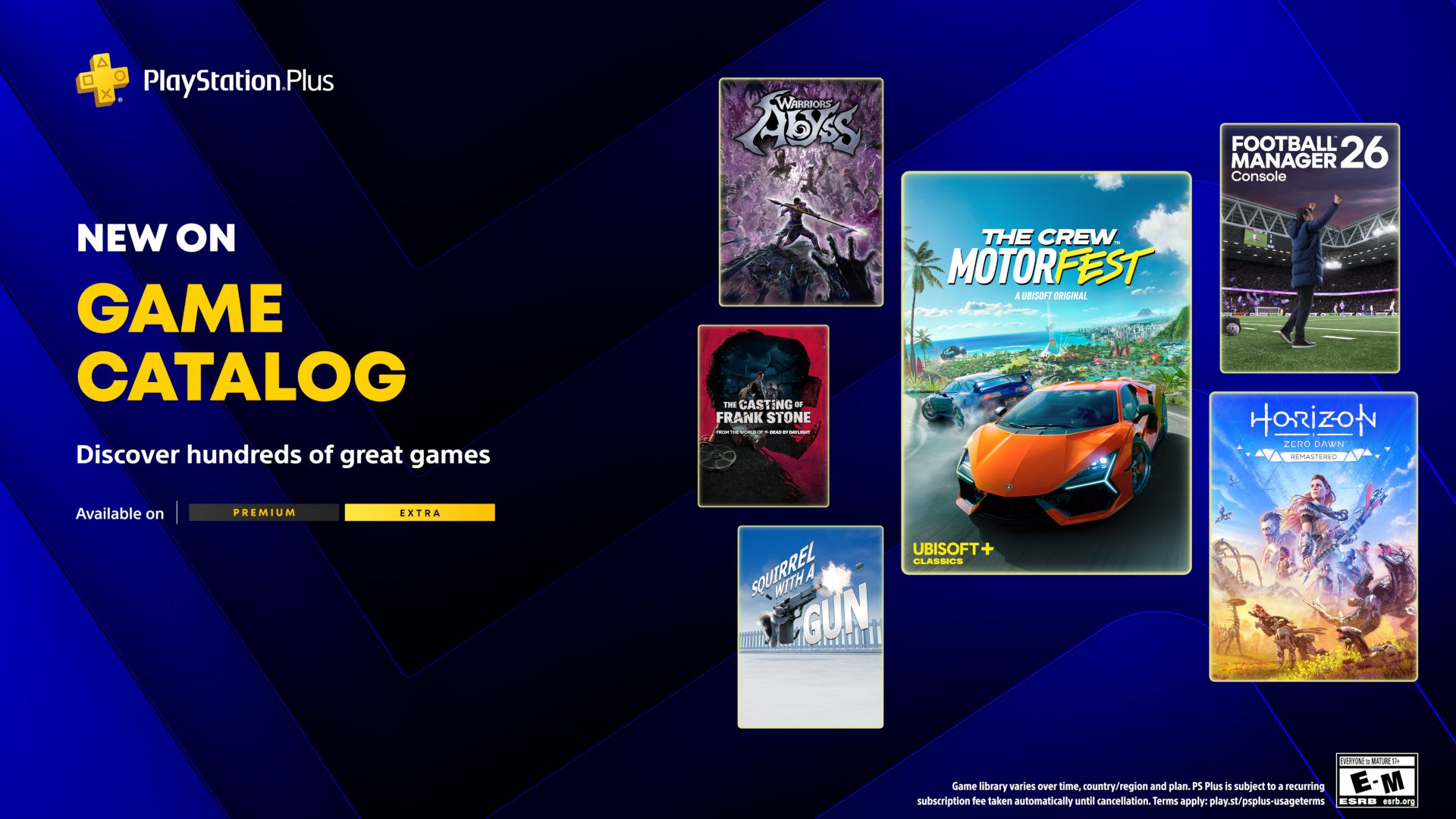PS Plus Catálogo abril 2026: cinco entradas muy distintas para medir el pulso del mes
