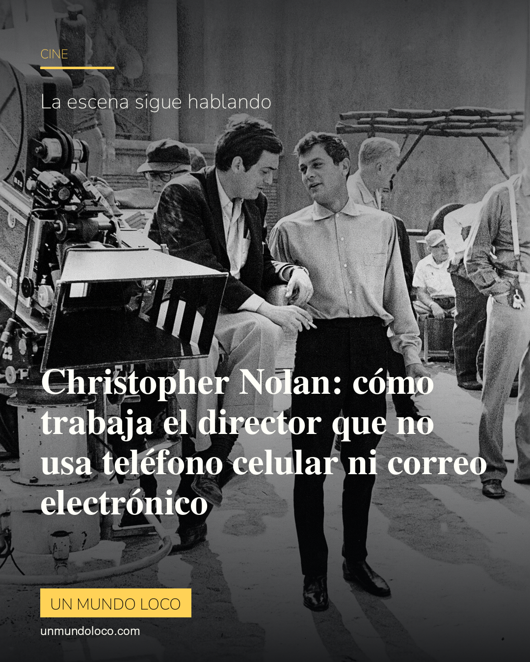 Christopher Nolan: cómo trabaja el director que no usa teléfono celular ni correo electrónico