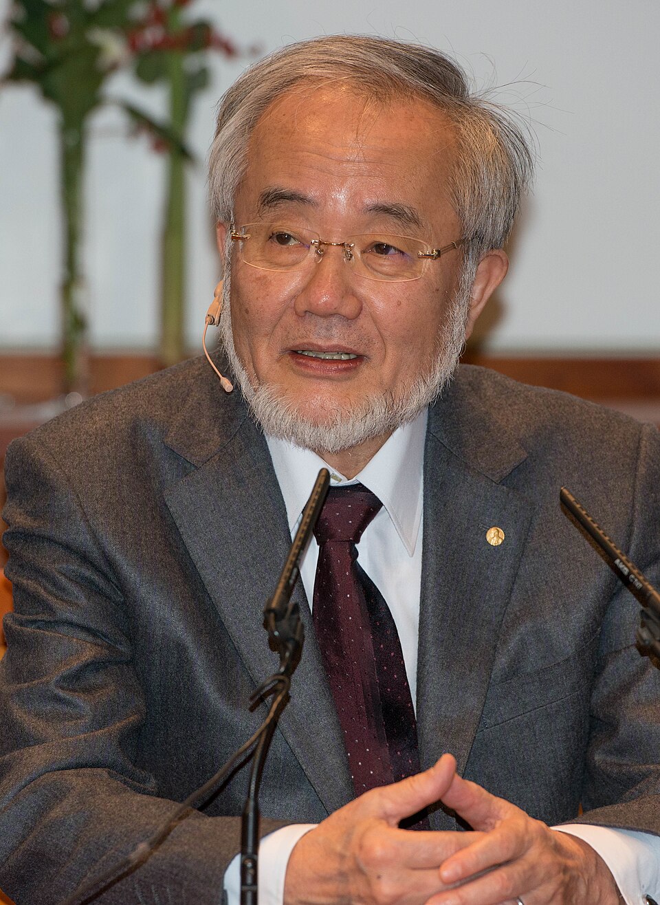 Yoshinori Ohsumi en 2016